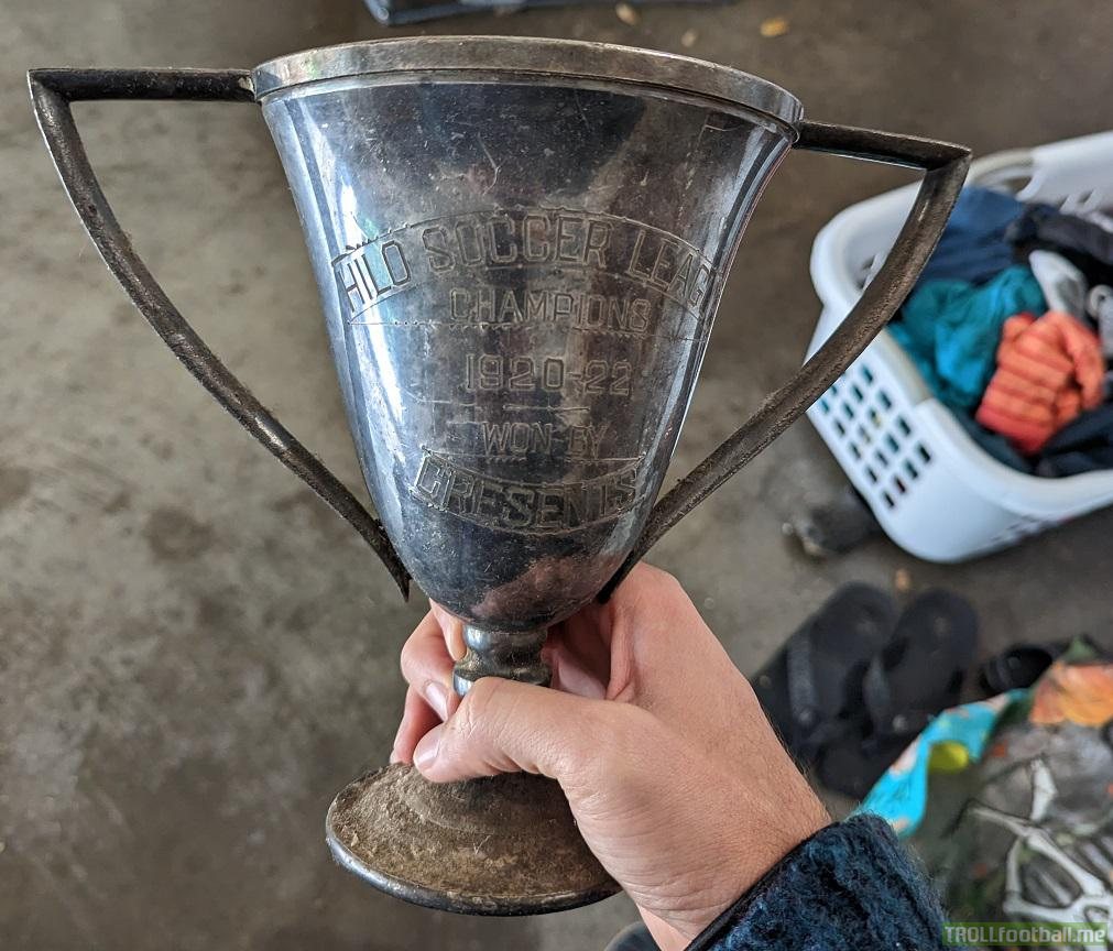 I have this 100 year old soccer trophy from Hilo. If it has any value, I'd like to donate it to some historical organization/museum here in Hawaii. Anyone have any advice?