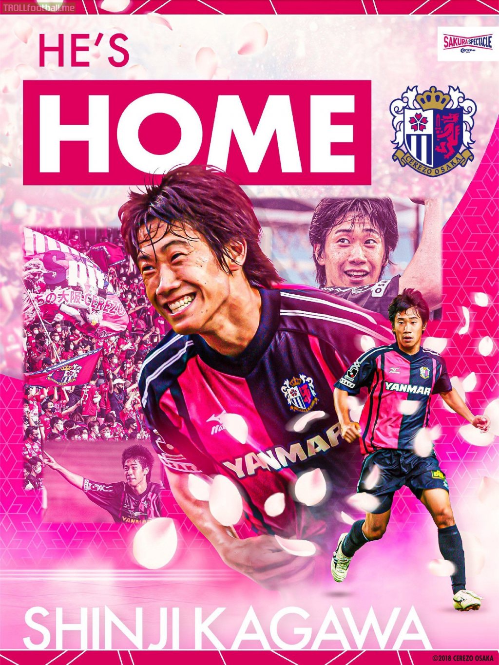 Back where it all started. Welcome home, Shinji Kagawa!