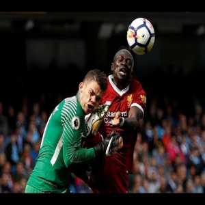 Mane’s red card for having feet up in the air in a challenge against Ederson. How is it any different to the challenge yesterday against Azpi?