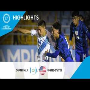 Guatemala v. United States - U17 Concacaf Quarterfinals