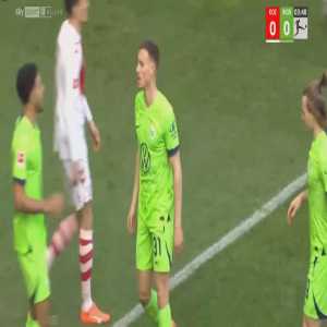 Köln 0-[1] Wolfsburg - Yannick Gerhardt 5'