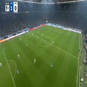 Schalke [1]-0 Stuttgart - Dominick Drexler 10'