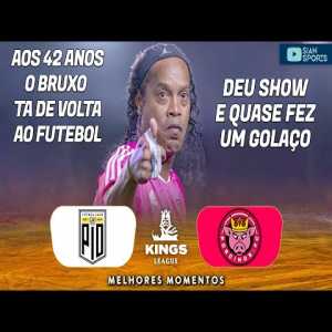 AT 42 YEARS OLD, THE BRUXO IS BACK IN FOOTBALL, RONALDINHO GAÚCHO DEBUTIES AND ALMOST SCORES A GOAL