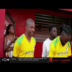 Reggae Boyz Head Coach Hallgrimsson scores at the 'One Love' charity event in his team's 9-1 defeat [Highlights]
