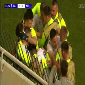 Hajduk Split [1]-0 Manchester City - Roko Brajković 24' (UEFA Youth League)