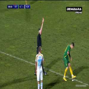 Croatian 1. league - Ante Erceg ripped referees notebook after getting a red card