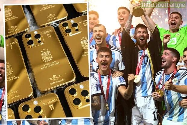 Messi splashes out £175,000 on 35 custom iPhones for his Argentina World Cup winning team-mates and staff... Daily Mail
