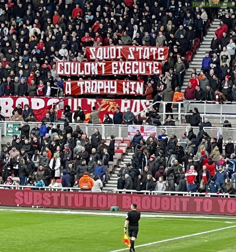 “Saudi State couldn’t execute a trophy win” Middlesbrough fans with a clear message for Newcastle owners today