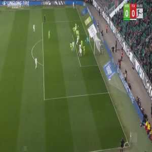 Wolfsburg 0-[1] Augsburg - Maximilian Arnold (OG) 3'