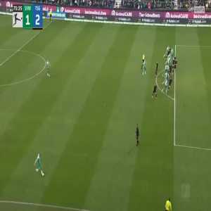 Werder Bremen [1]-2 Hoffenheim - Amos Pieper 76'