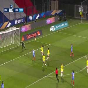 France W [2]-2 Colombia W - Eugenie Le Sommer 56'