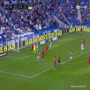 David Soria (Getafe) penalty save against Real Sociedad 45'