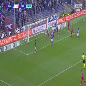 Sampdoria 2-[2] Cremonese - Luka Lochoshvili 85'