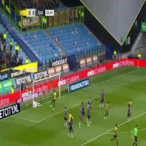 Vitesse 1-0 G.A. Eagles - Maximilian Wittek free-kick 21'