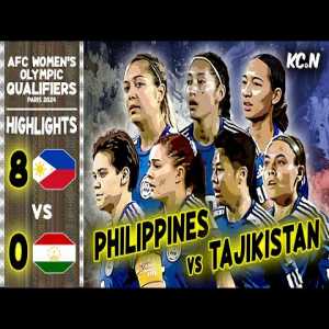 Philippines beat the host country, Tajikistan in the 2024 paris olympic qualifiers