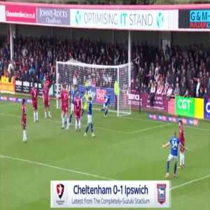 Cheltenham 0-1 Ipswich - Conor Chaplin 64'