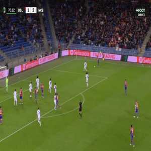 FC Basel [2]-2 Nice - Zeki Amdouni 71'