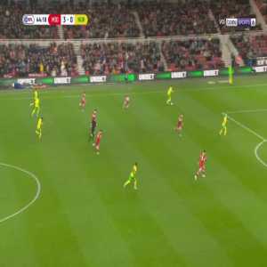 Middlesbrough 3-[1] Norwich - Joshua Sargent 45'