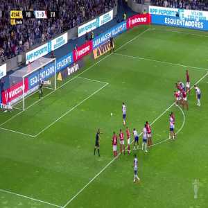 Otavio (FC Porto) penalty miss against Santa Clara 42'