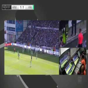 Arminia Bielefeld 1-[2] Hannover - Cedric Teuchert penalty 42'