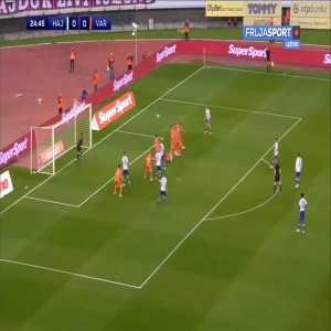 Hajduk Split [1] - 0 NK Varaždin (1.HNL) Yassine Benrahou free kick 25'