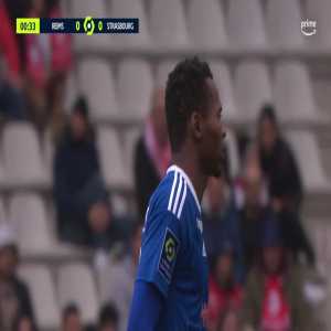 Reims 0-1 Strasbourg - Habib Diallo 1'