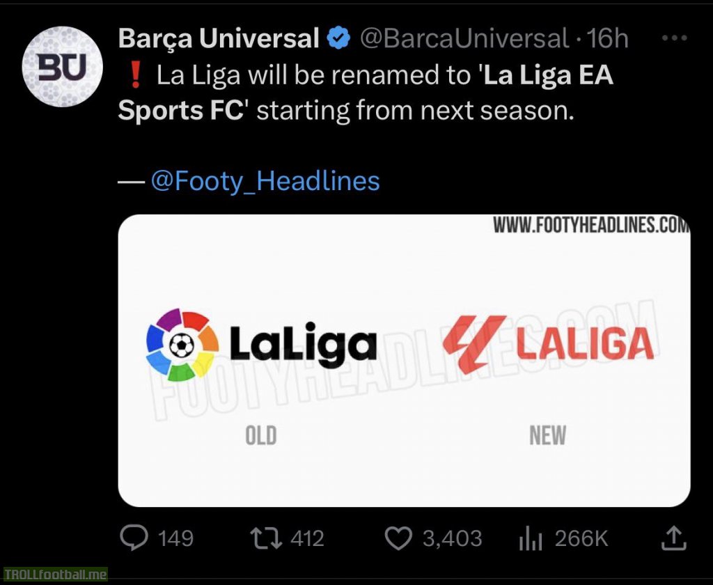 EA have bought naming rights for La Liga, do you think they’ll give an advantage to La Liga EA SPORTS FC players next year?
