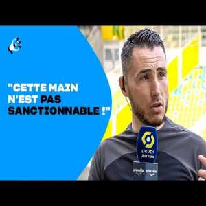 Referee of Nantes Troyes explains on Prime why he didn't disallow the late goal of Nantes despite a potential handball before