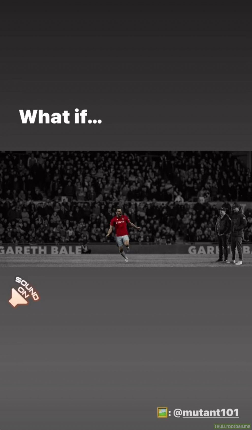 Ryan Reynolds on his IG story hinting at a possible Gareth Bale signing