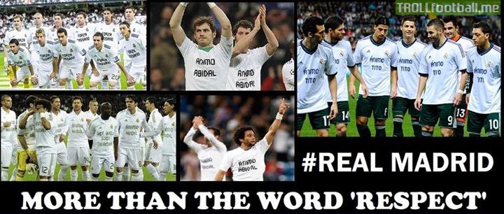 Real Madrid, you just can't get over them.