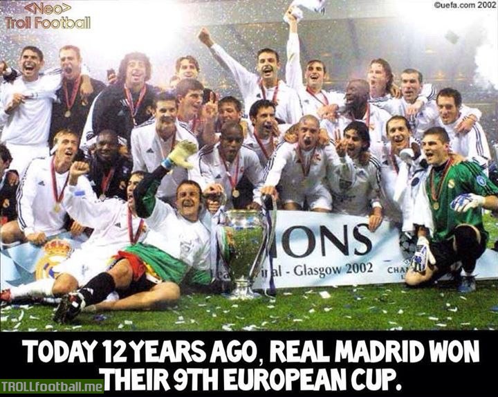 Today in History : Real Madrid win their 9th UCL Trophy