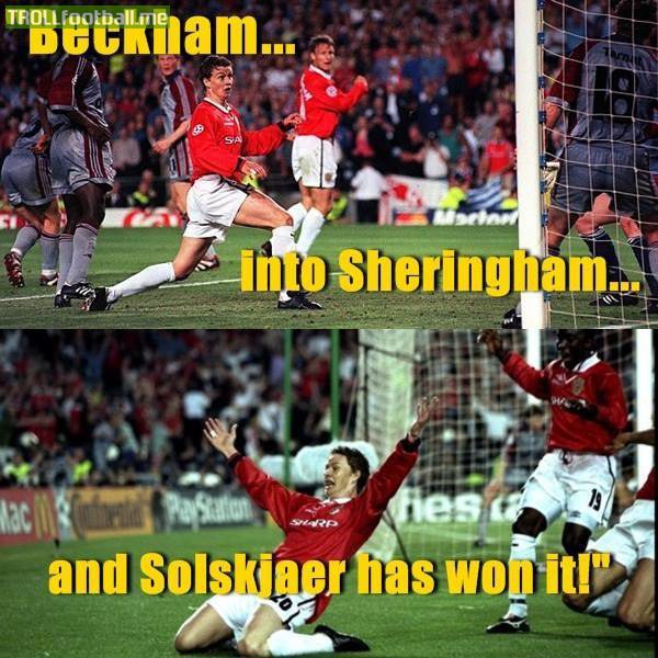 Today in History : Manchester United defeat Bayern in stoppage time to win the CL