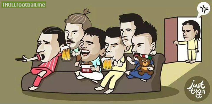 Just toon it cartoon : Falcao joins the party ..