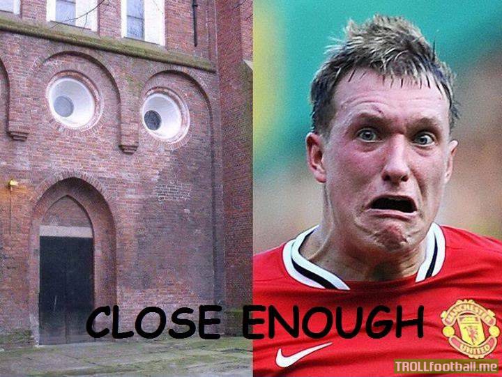 Phil Jones face - Close Enough