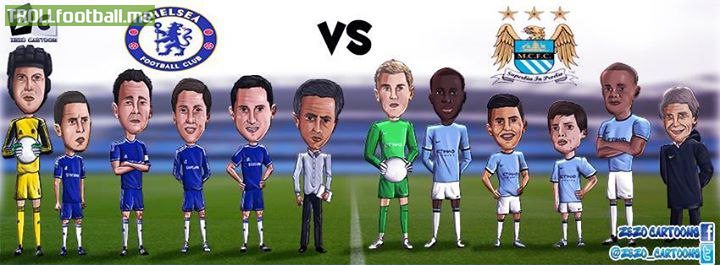 ZezoCartoon : Man City vs Chelsea