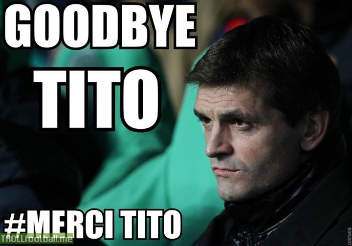 Tito Vilanova, the manager of Barcelona resigns due to Cancer Relapse. #AnimoTito