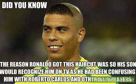 Reason for Brazilian Ronaldo's Weird haircut | Troll Football