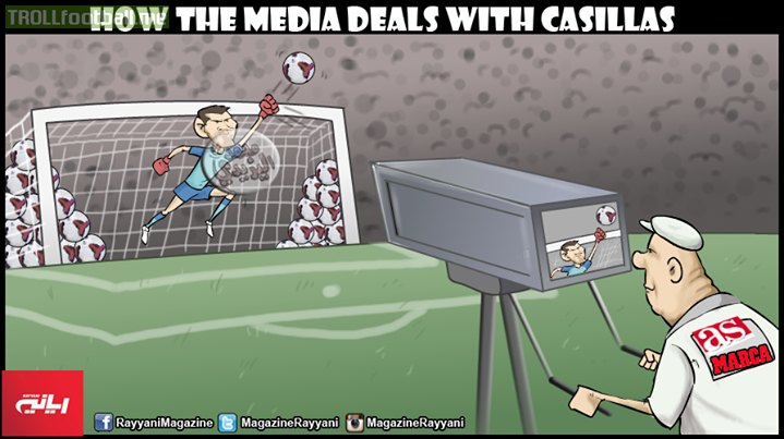 Cartoon:How the media deals with Casillas