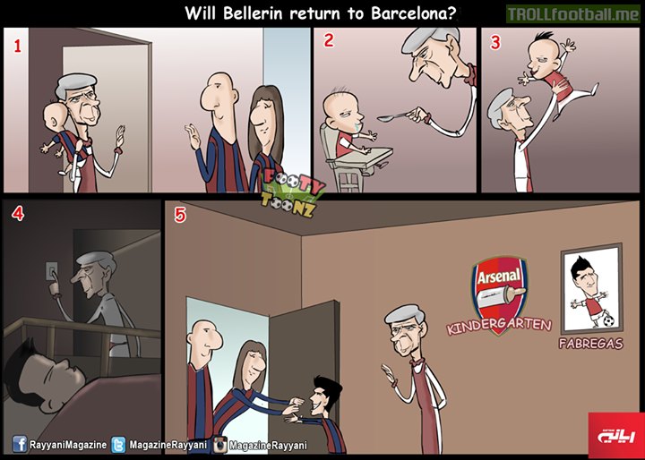 Cartoon: Will Bellerin return to Barcelona ?