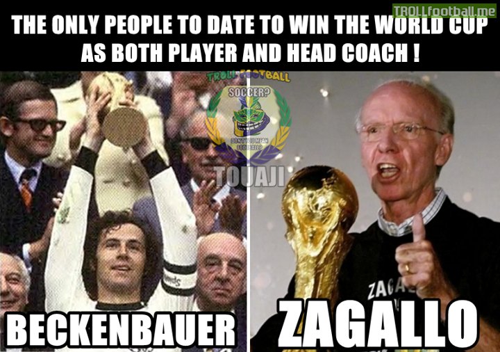These 2 won the World Cup as both Player and Head coach ...