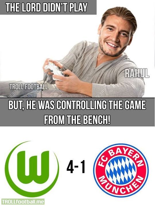 Actually he managed the Wolfsburg.