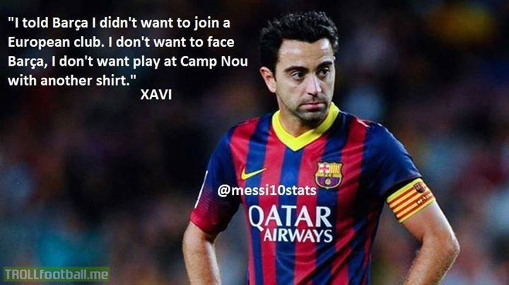 Xavi wanted to stay only at Barca