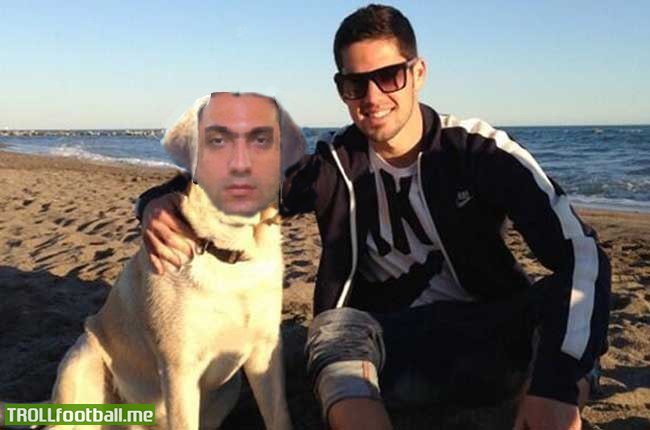 Isco & His Dog After El Clasico !