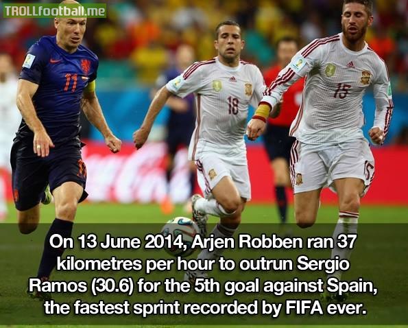 Arjen Robben sets a new record.