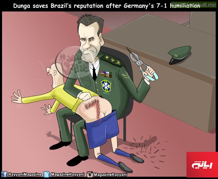 Cartoon:Dunga saves Brazil's reputation