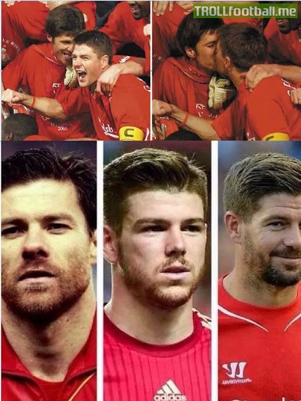 Gerard and Xabi had a moment. A few years back. And the result is alberto moreno