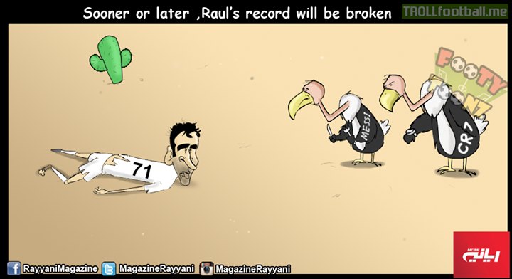 Cartoon:Raul's record