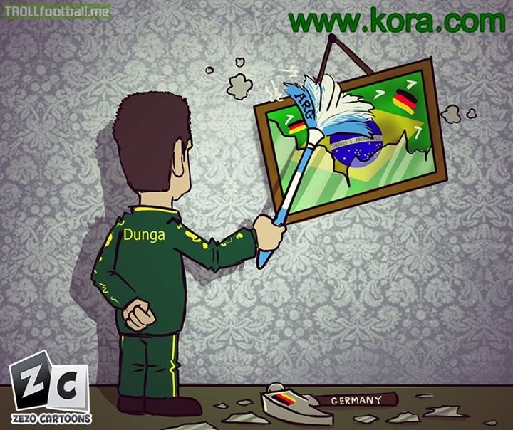 Cartoon : ElSuperclasico: Argentina 0-2 Brazil