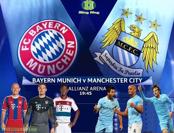 UEFA Champions League: FC Bayern München vs Manchester City FC