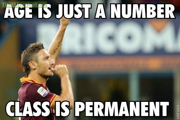 Totti Scores makes it 1-0 for AS ROMA !!